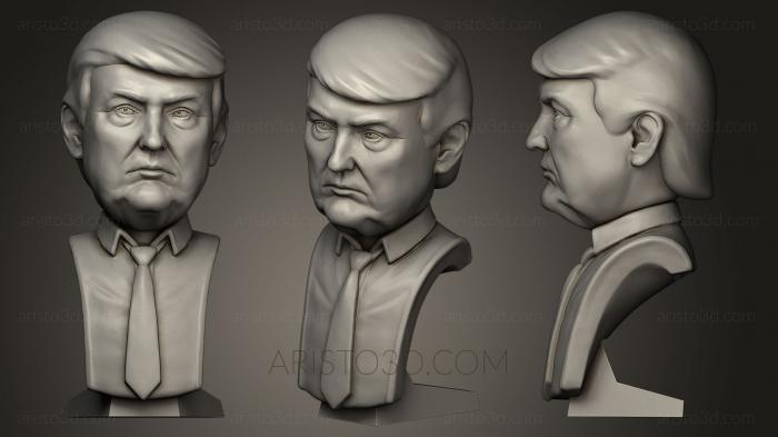 Busts and bas-reliefs of famous people (BUSTC_0148) 3D model for CNC machine
